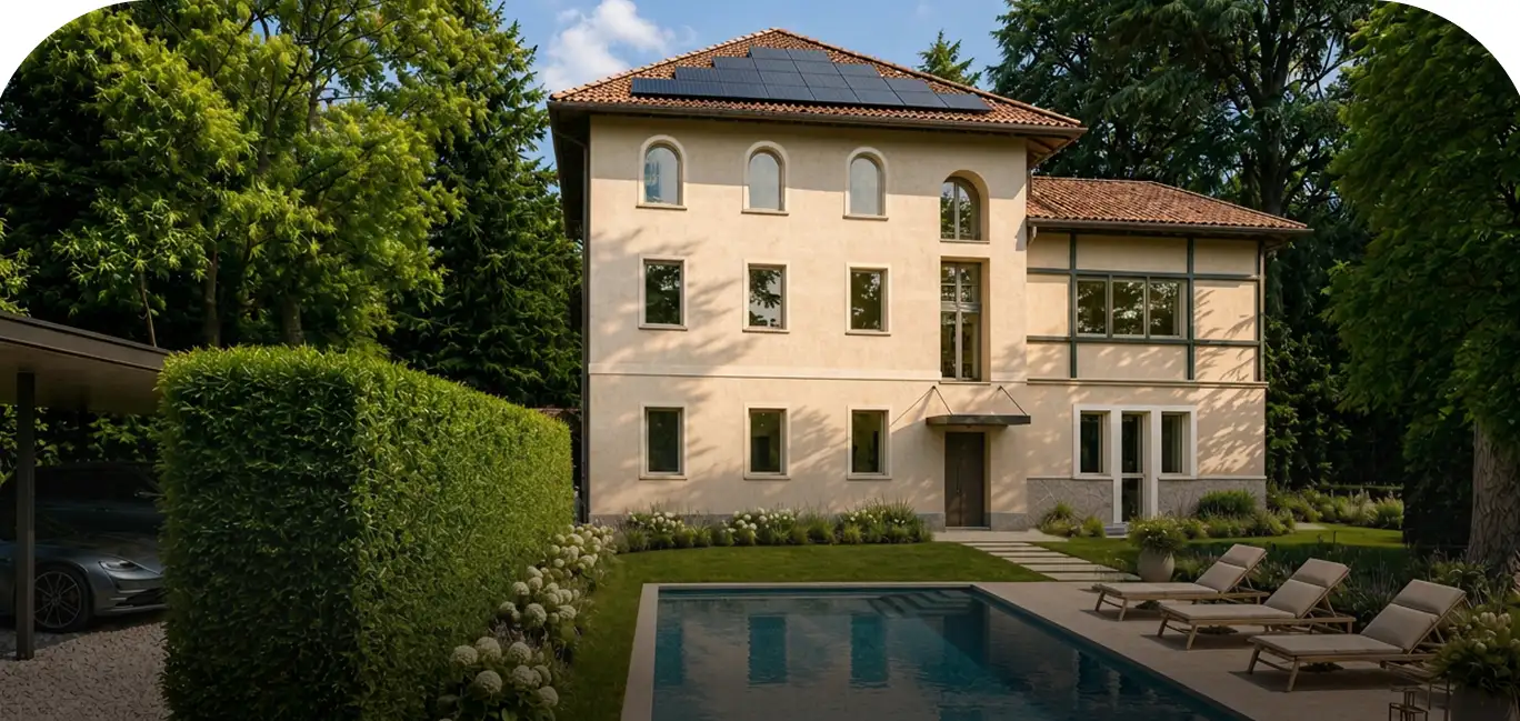 Appartamenti nuova costruzione Monza – vista frontale residenza